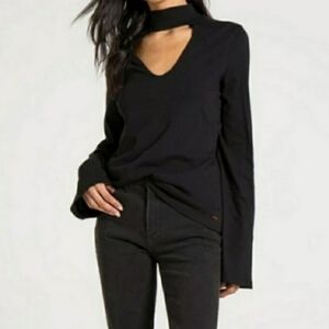 n:PHILANTHROPY Catalina LS Tee Keyhole Choker Neckline 90s Y2K Style